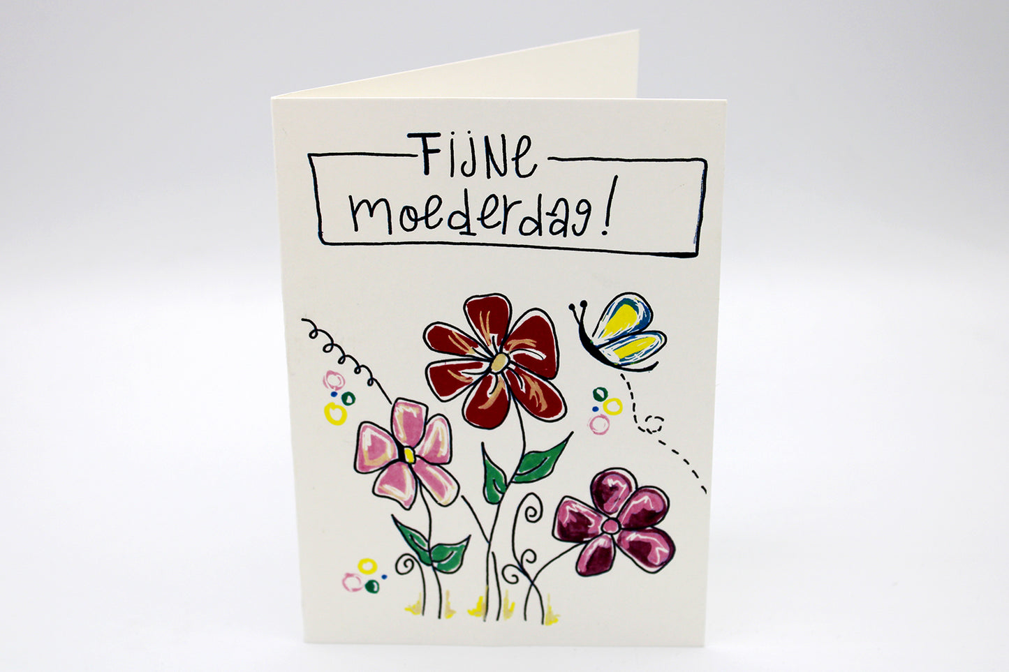 Wenskaarten: PER STUK - Thema Moederdag & Vaderdag